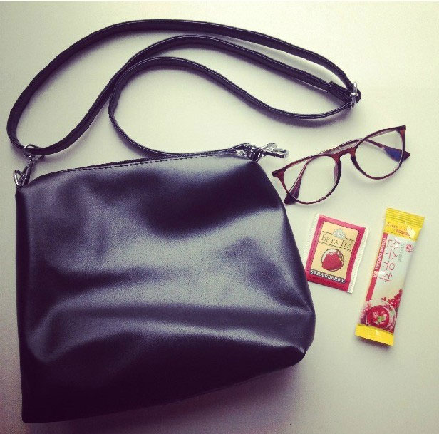 CL862 Korean Style Plain Black Bag (PreOrder) Temptations