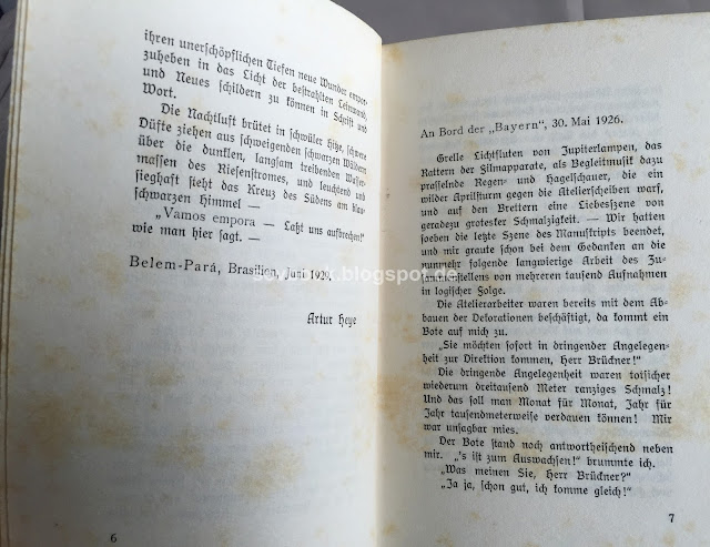 Filmjagd auf Kolibris und Faultiere, Artur Heye, 1st Edition, Signed, 1929