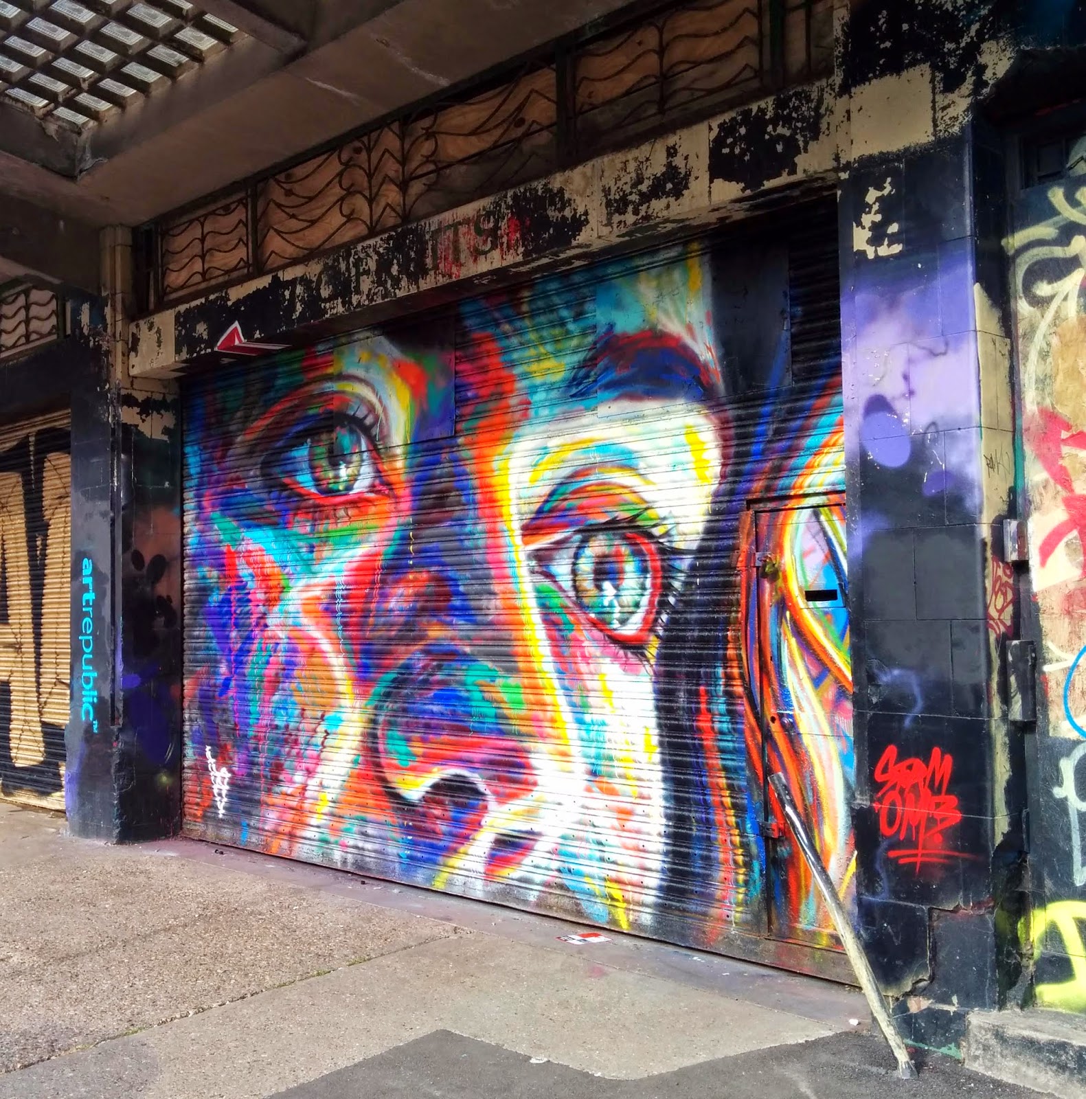 David Walker New Street Piece For Urban ArtFest 2014 Brighton, UK