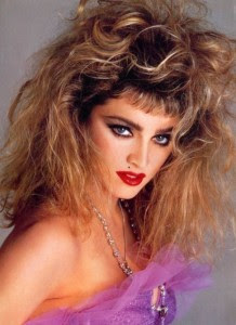 Madonna 80's Hair