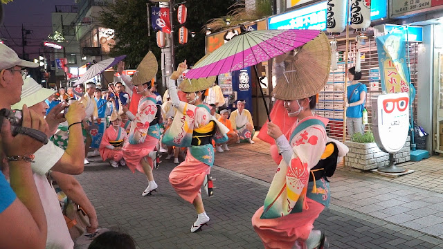  さくら連 小金井阿波踊り 2015 紙舞日傘を使った組踊り