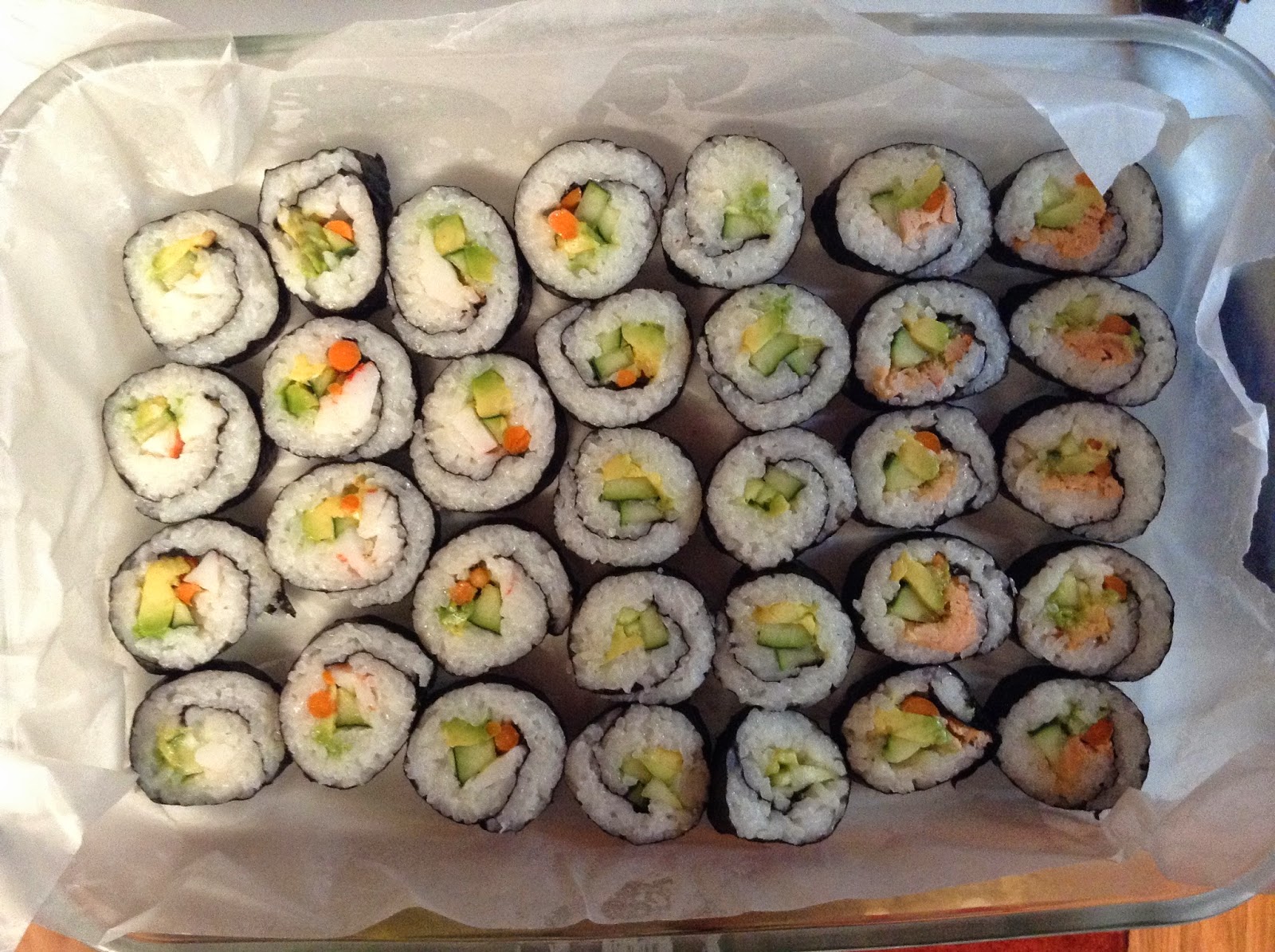 Working Mom Wonders: Easy Sushi Rolls