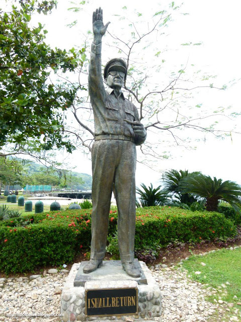 General Douglas MacArthur's Monument near the port General Douglas MacArthur's Monument near the port