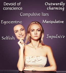 signs of a psychopath female