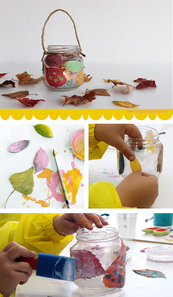 Farolillos otoñales upcycling