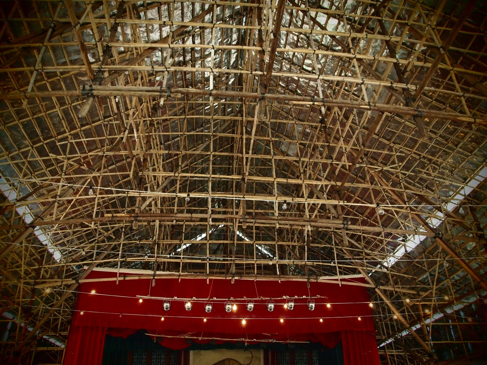 竹造戲棚建造及特色—五勤(樂)杜紫欣: 竹造戲棚的建造過程—「棚朗」