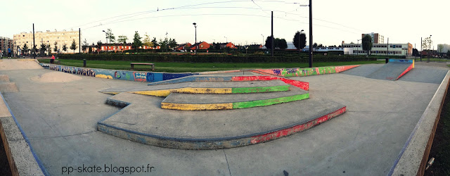 Skatepark Aulnoy lez Valenciennes panoramique
