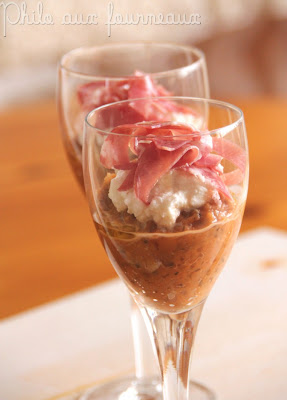 Caviar d’aubergines, ricotta & coppa recettes legumes Caviar daubergines