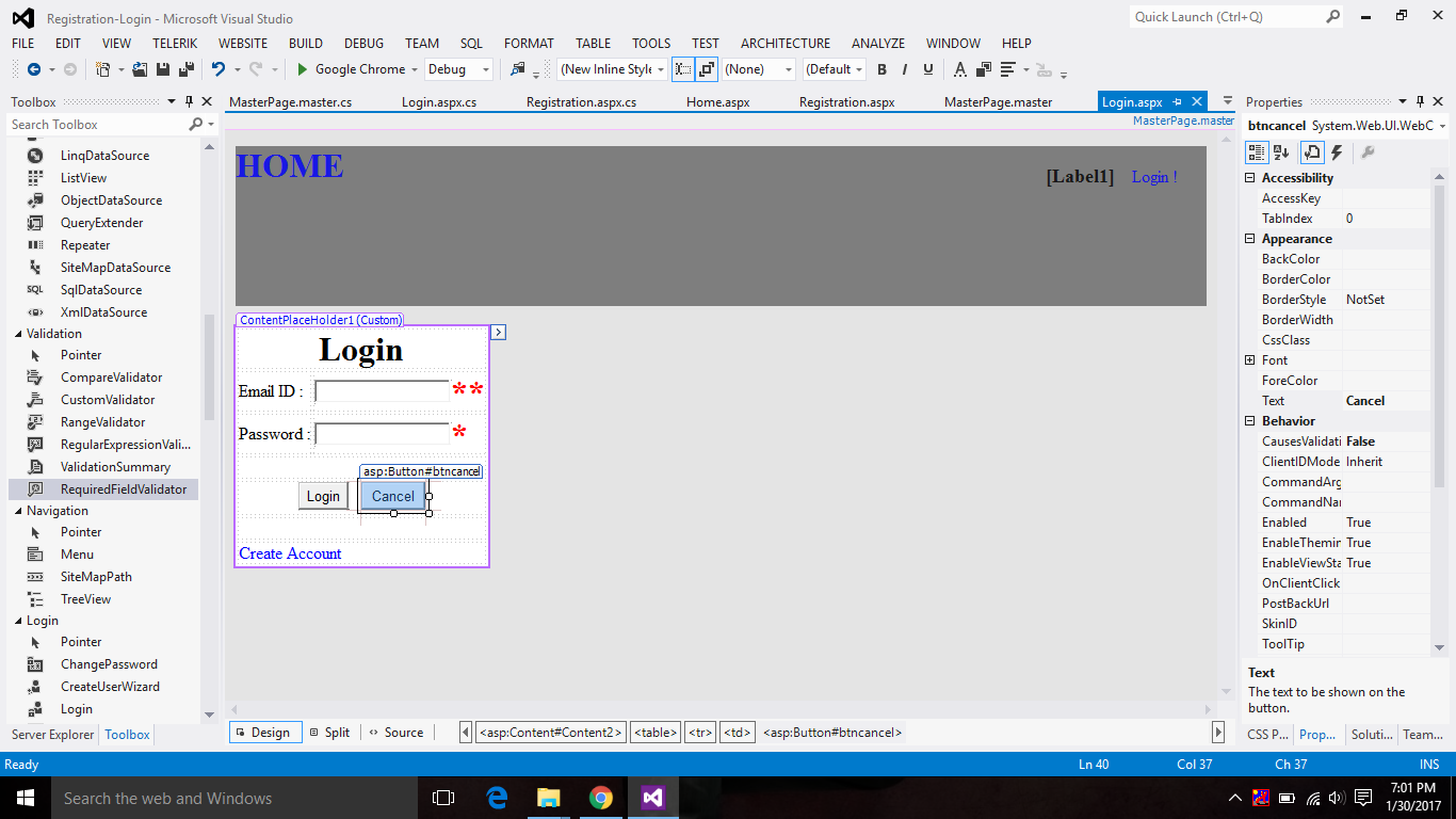 .Net Funda: How to create Registration and Login Forn in asp.net using ...