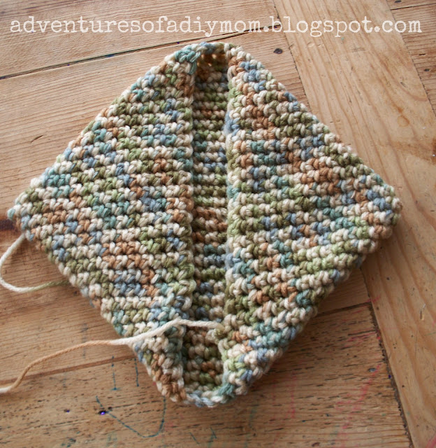 magic crochet potholder