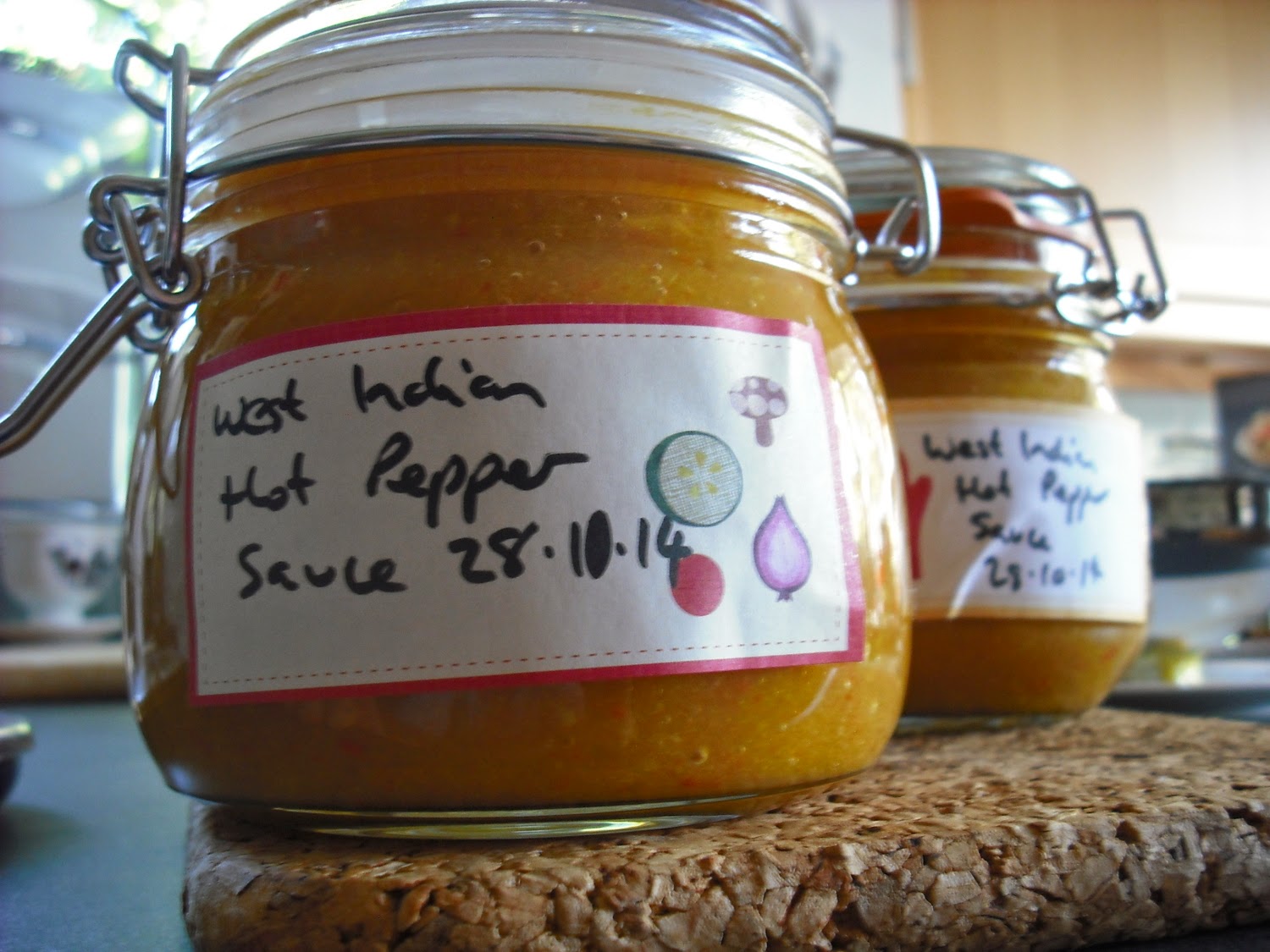 Foodycat West Indian Hot Pepper Sauce for I Heart Cooking Clubs