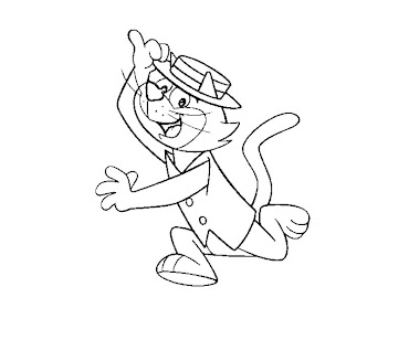 #6 Top Cat Coloring Page