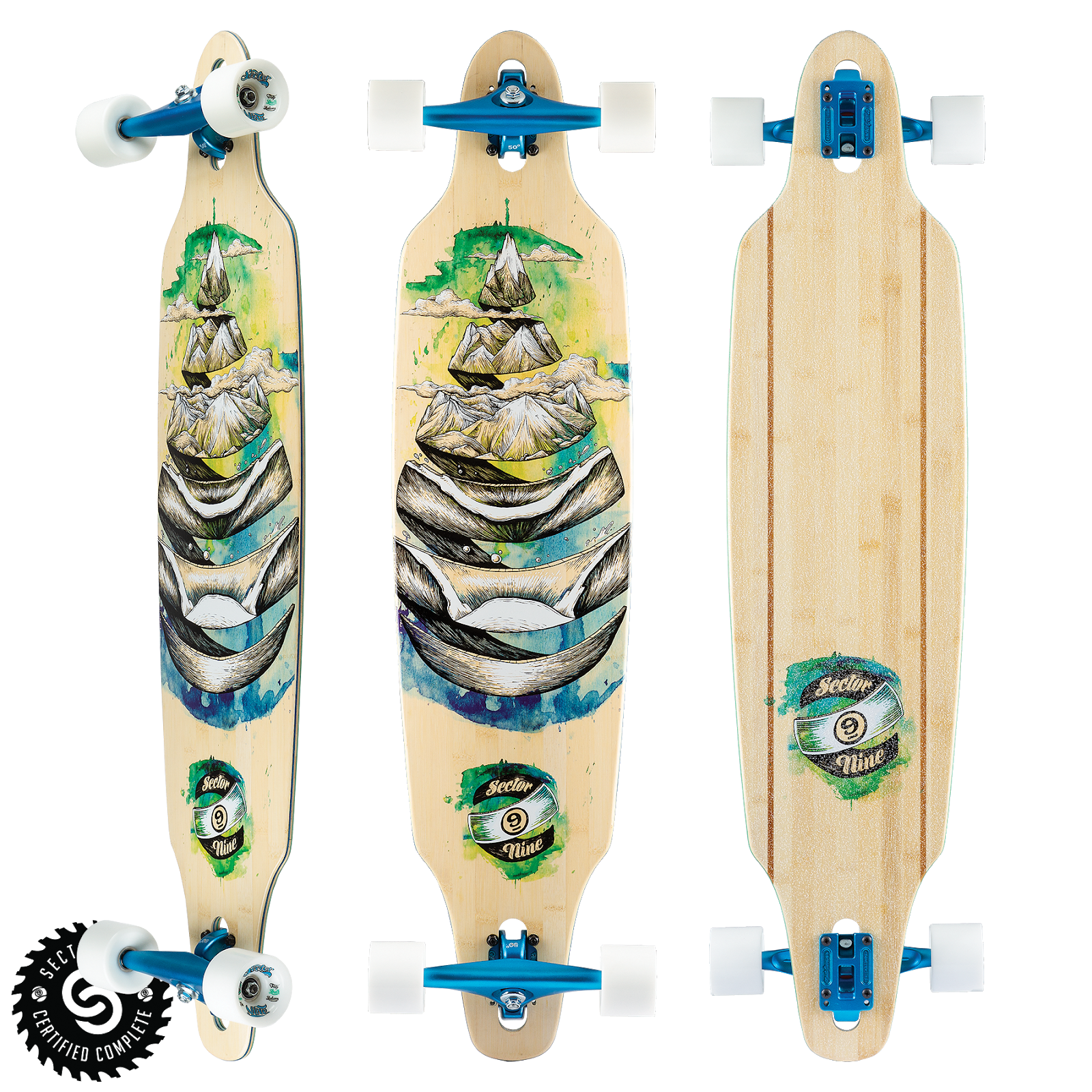 Damage Sector 9 Longboards
