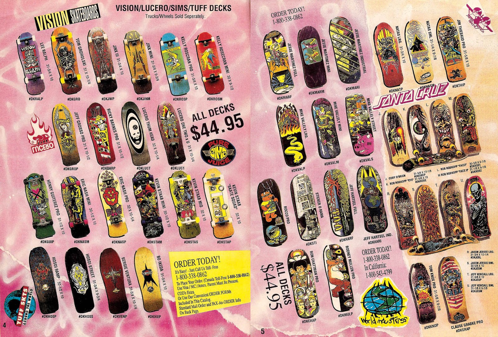 Vert Is Dead Ozone 1990 Catalog.