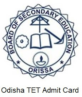 Odisha TET Admit Card 2018-2019
