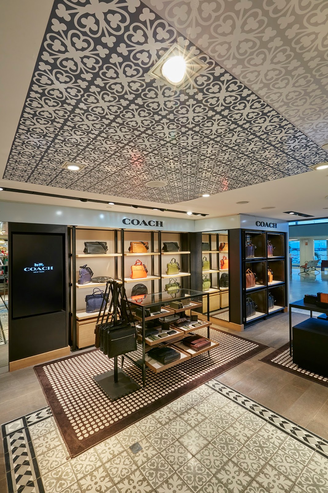 MJ Rabbit: Coach debuts modern luxury shops in Paris airport