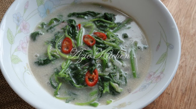 Masak Lemak Sayur Bayam