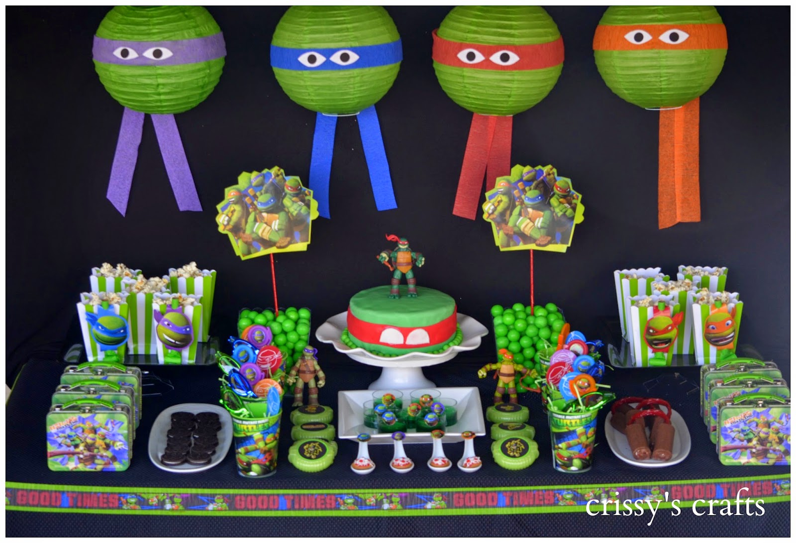 Crissy s Crafts Ninja Turtle Party Crissy s Crafts Ninja Turtle Party