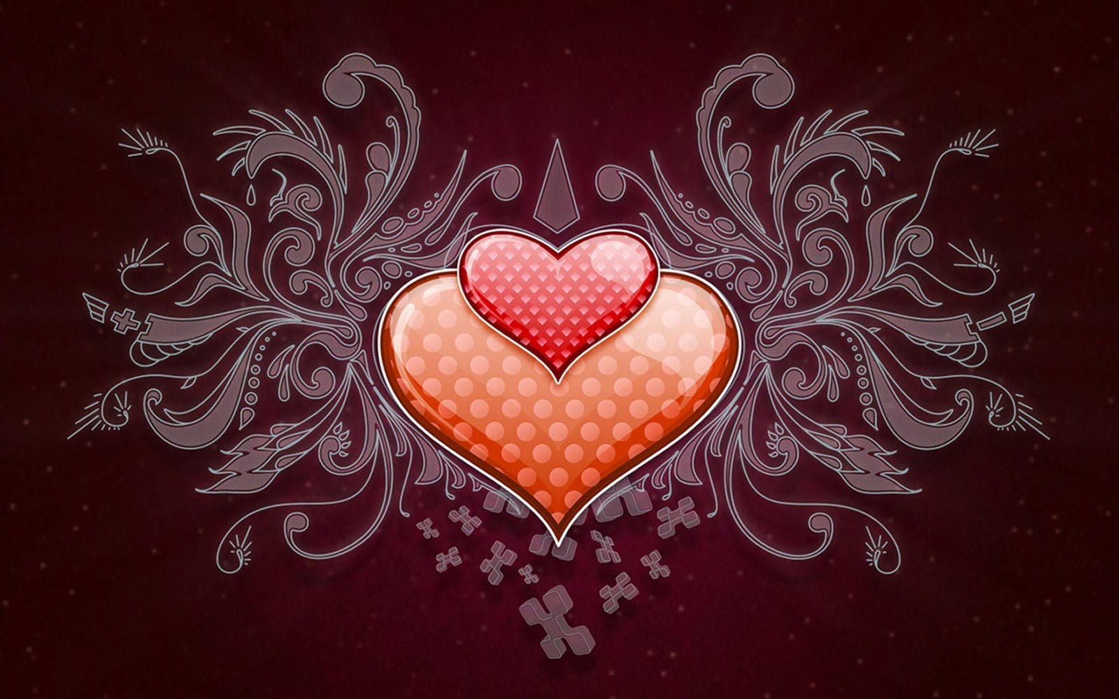 art pictures: Simple Heart Wallpapers
