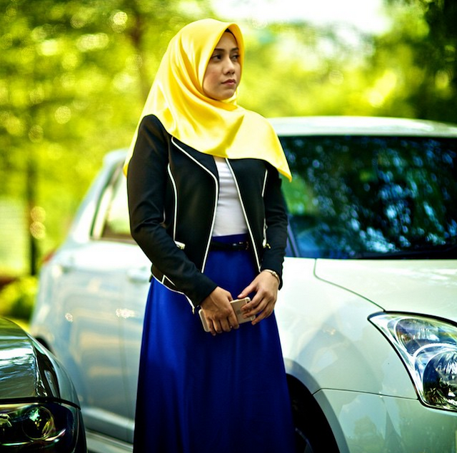 Skirt Labuh Mia Ahmad dalam Drama Hati Perempuan