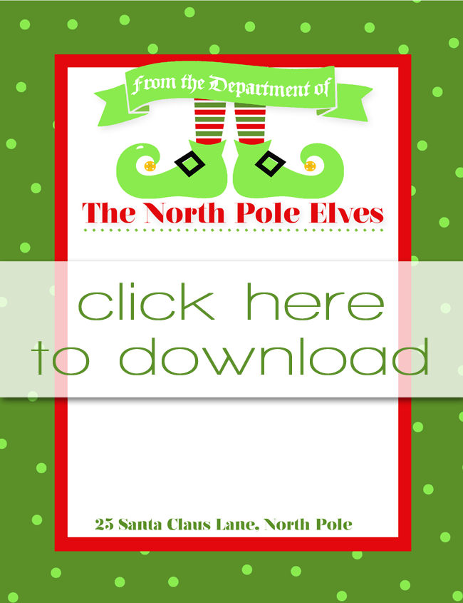 I Should Be Mopping The Floor Free Printable Elf On The Shelf Letterhead