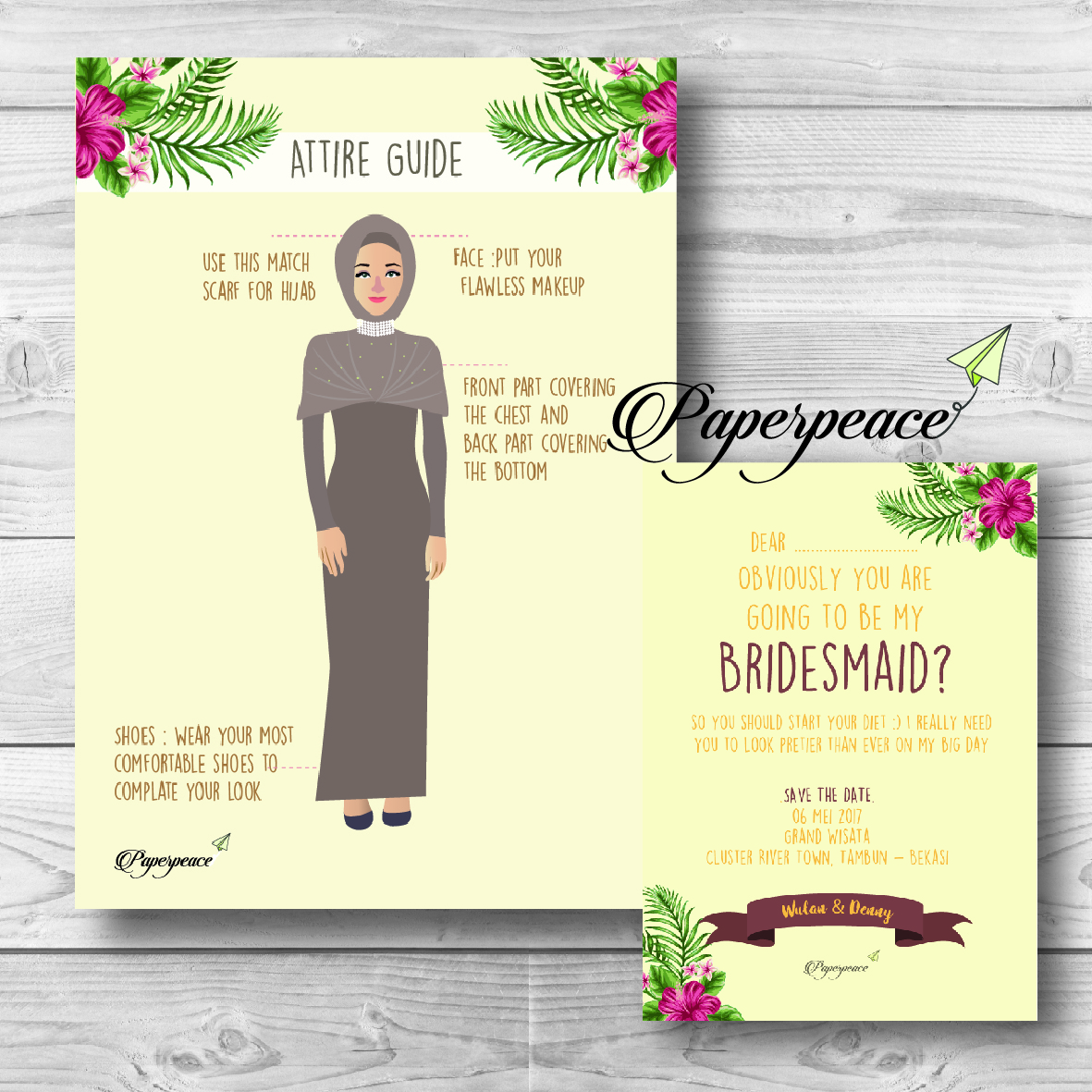 bridesmaid hijab dress