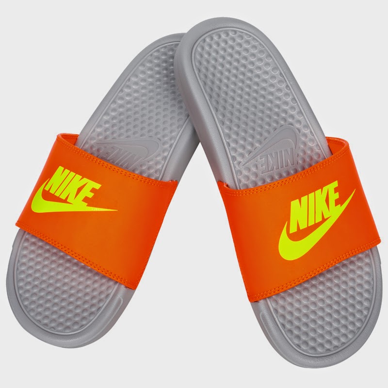 nike orange slippers