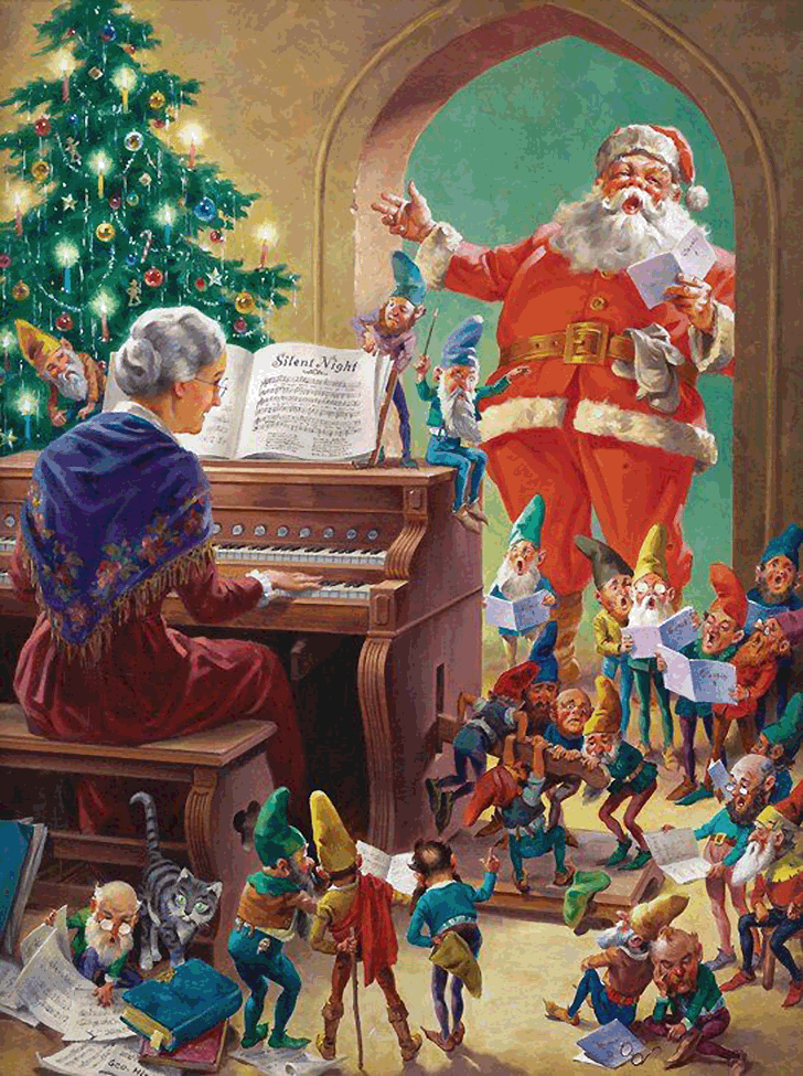 Christoph Roos Jolly Old Santa Claus Hinke