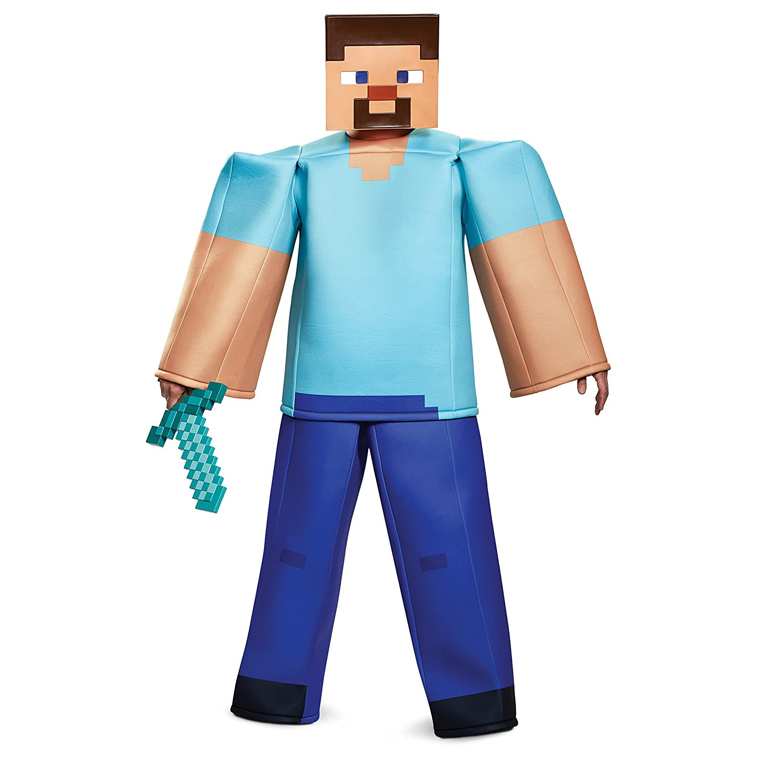 Minecraft Steve Prestige Adult Costume Gadgets | Minecraft Merch