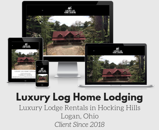Luxury Log Home Lodging Hocking Hills
