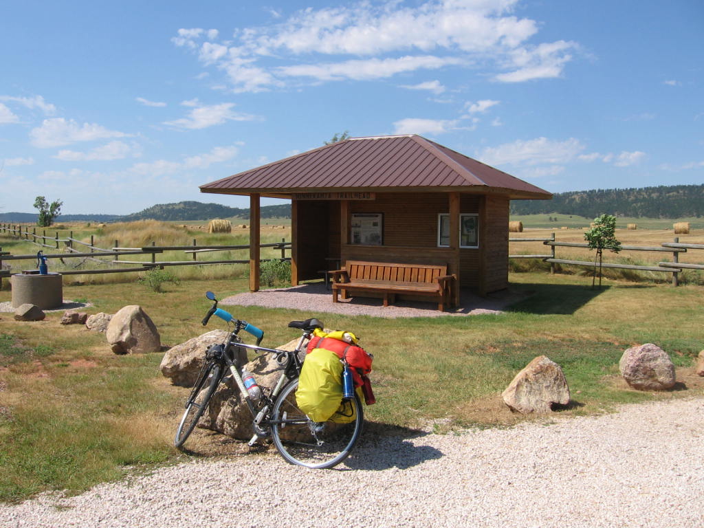 Slow Bike Ride Day 22 Edgemont, SD Elevation 3,458