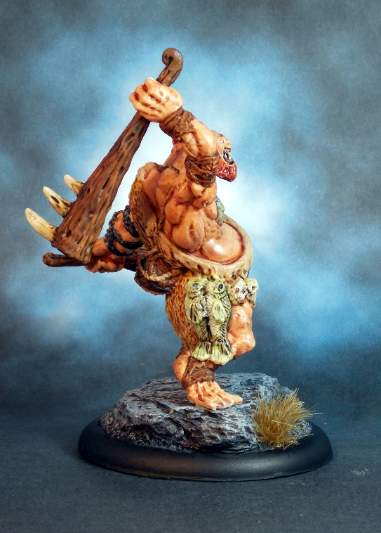 Reaper Bones Miniatur "NOR OKK Ettin" - Unlackiert, Flexibler Kunststoff Für Tabletop & Rollenspiele