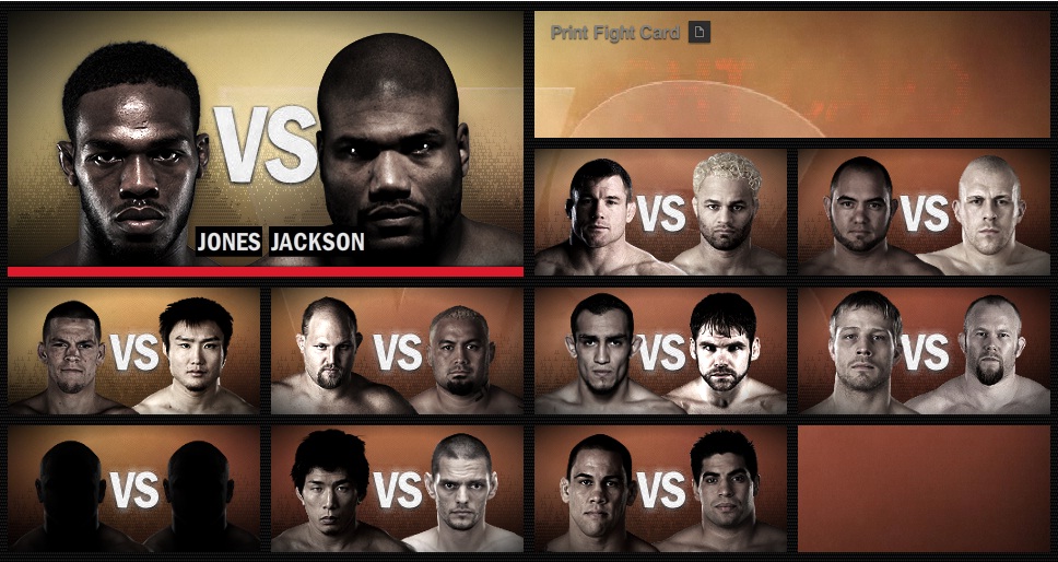 Watch UFC 135 jones VS Jackson Live Stream
