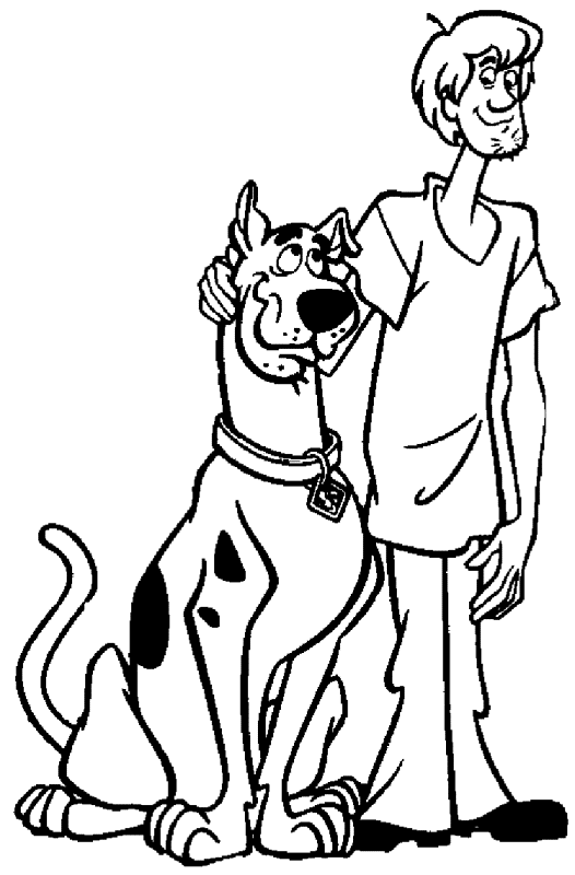 Gambar Kartun Anjing Untuk Mewarnai Kumpulan Gambar Mewarnai Update