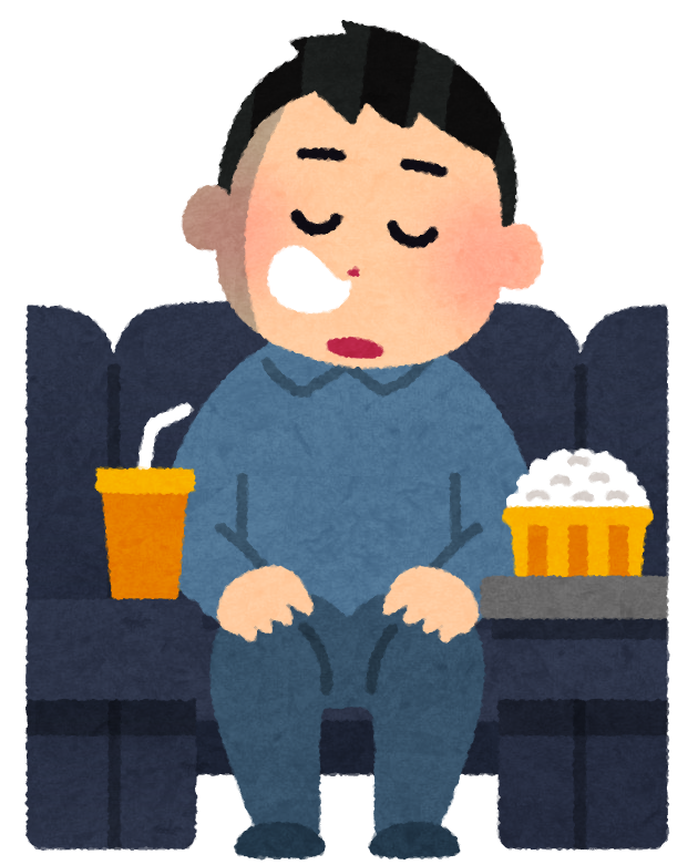 いろいろな表情の映画を見る人のイラスト 男性 かわいいフリー素材集 いらすとや