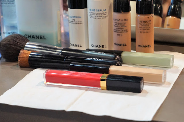 Les produits Chanel utilisés pour ce maquillage du teint