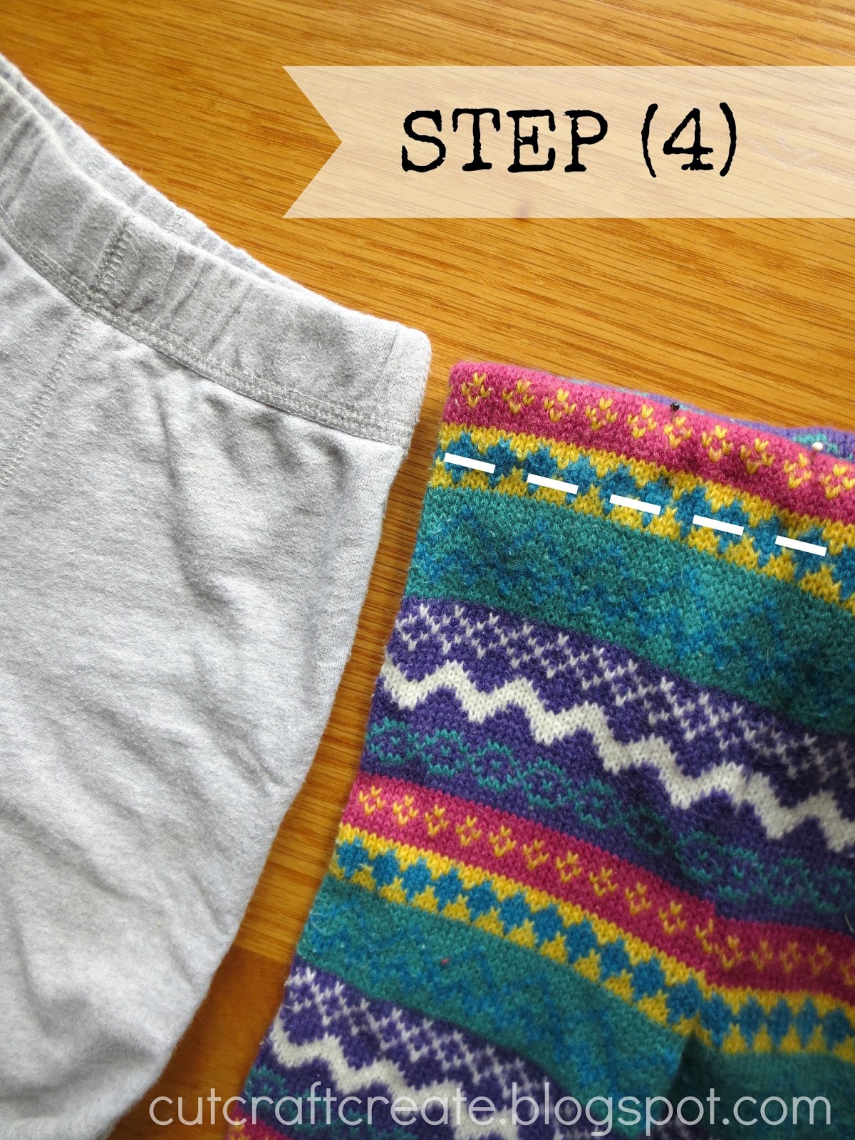 Cut, Craft, Create Turn old Leg Warmers into Pants in under 15 minutes!