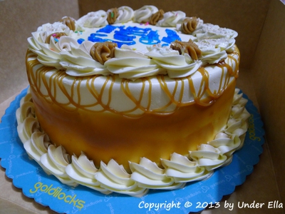 goldilocks caramel cake cake