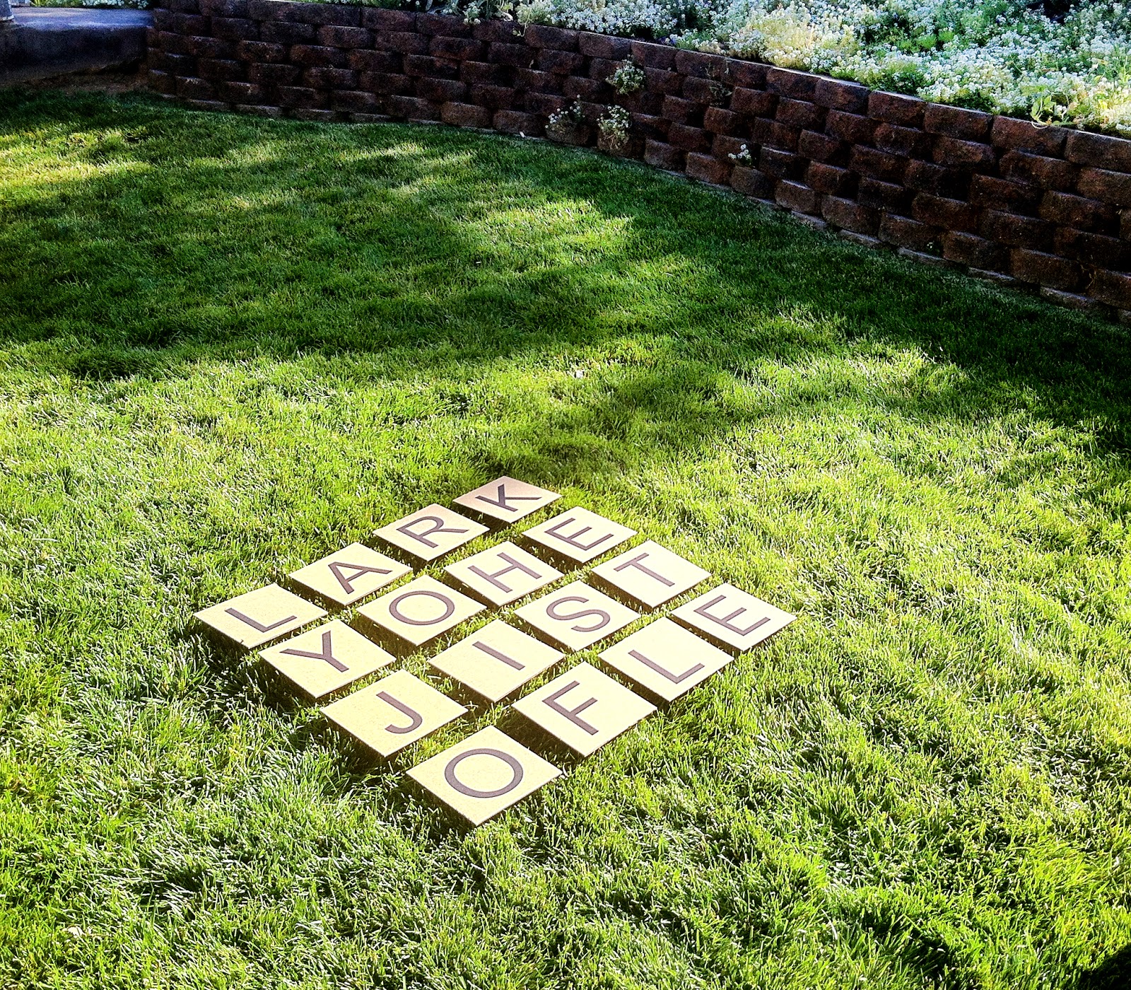 From the Carriage House: Yard Scrabble & Boggle