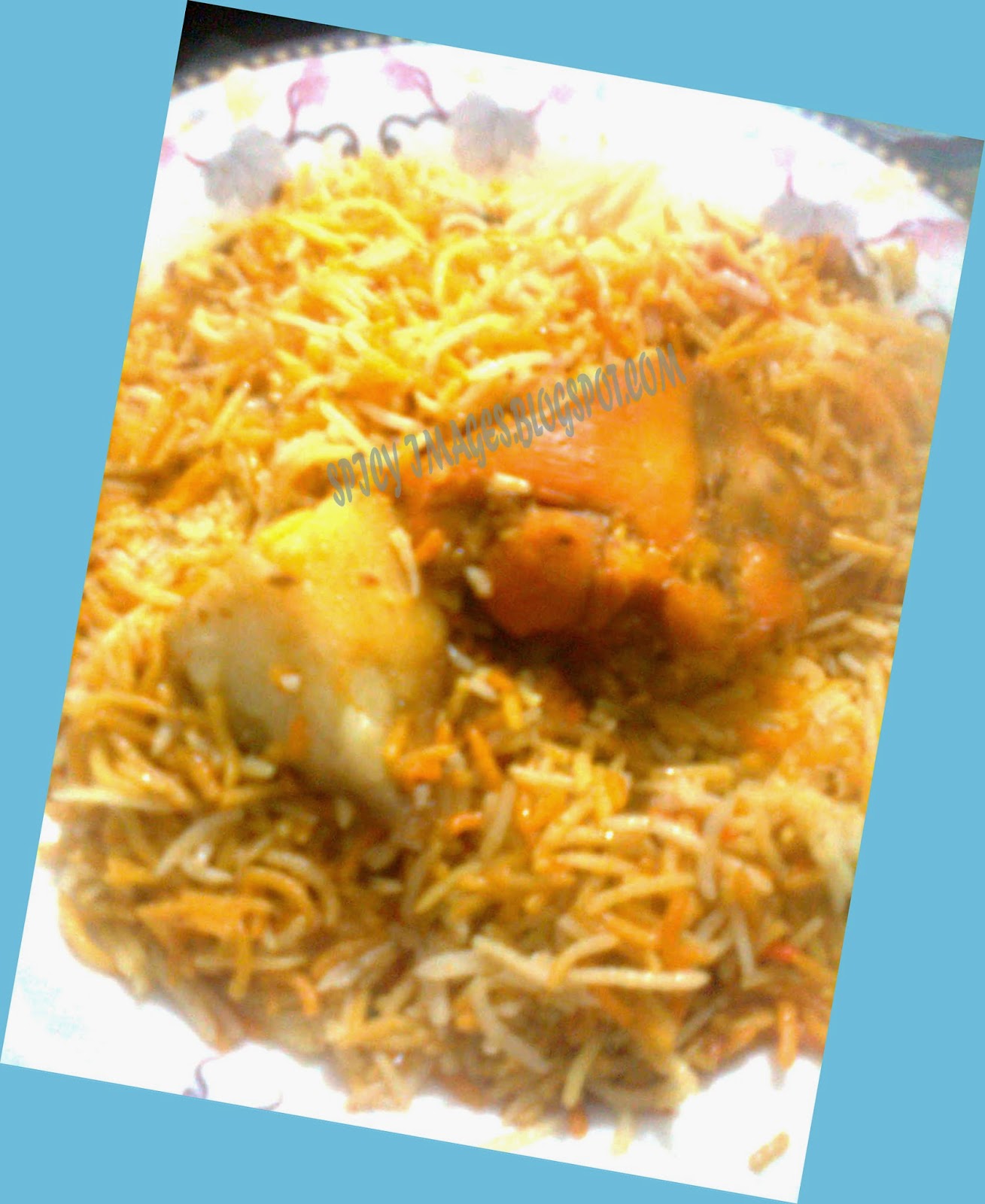 spicyimages: SINDHI CHICKEN BIRYANI IN ENGLISHI
