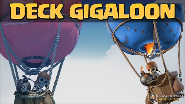Deck de Gigante com Balão Clash Royale