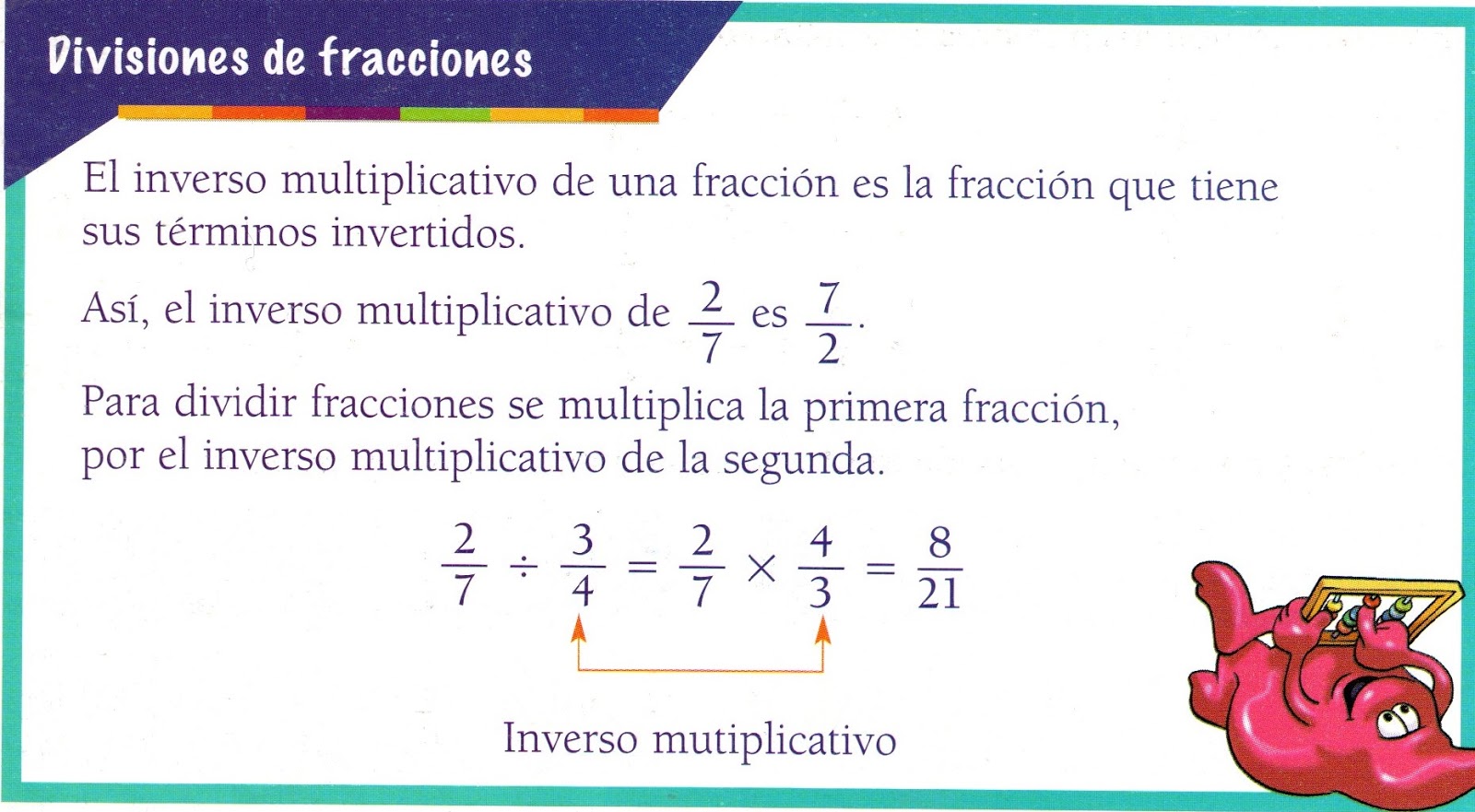 Tema 5 División de fracciones.