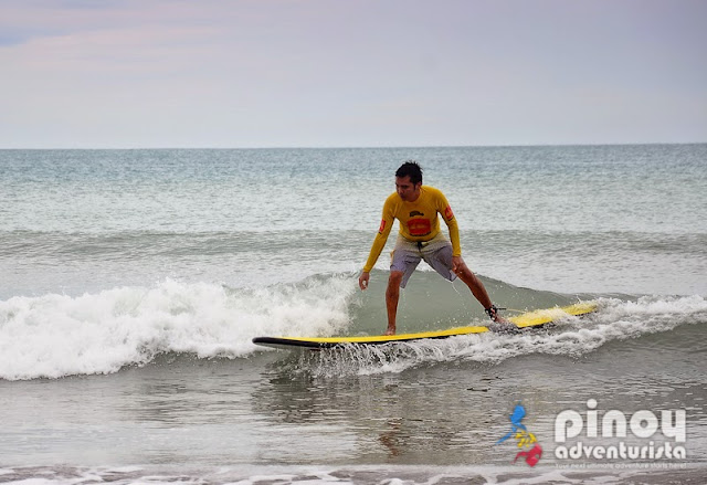 Surfing at Crystal Beach San Narciso Zambales