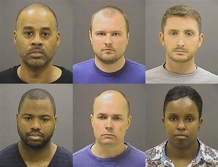 RAGE TO RELIEF IN BALTIMORE AS 6 OFFICERS CHARGED IN DEATH