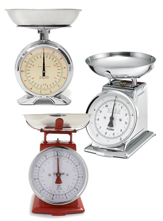 The Adventures Of Tummy: Options on vintage-style kitchen scales