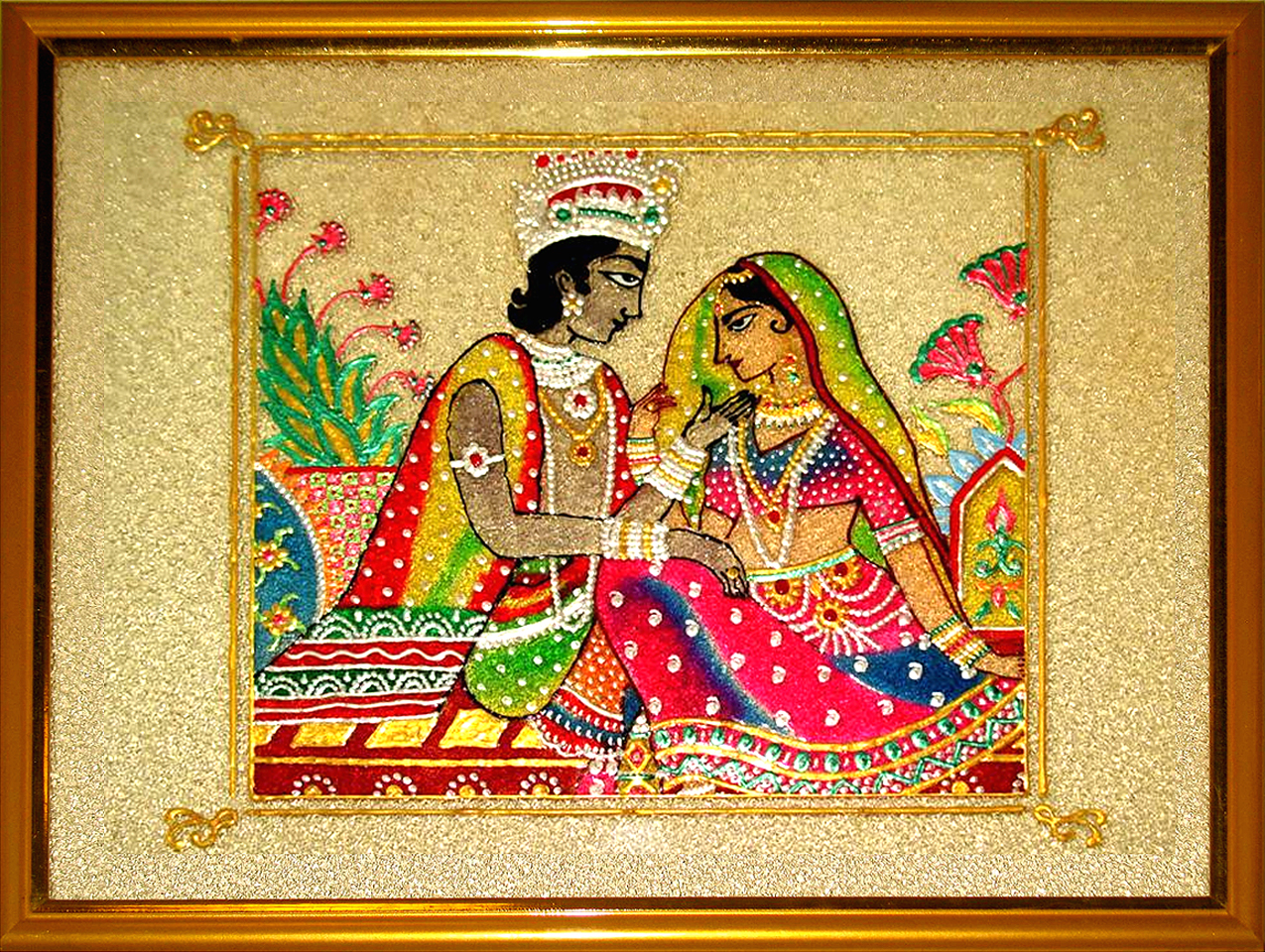 Cristal Art Blog Radha Krishna Glass Painting