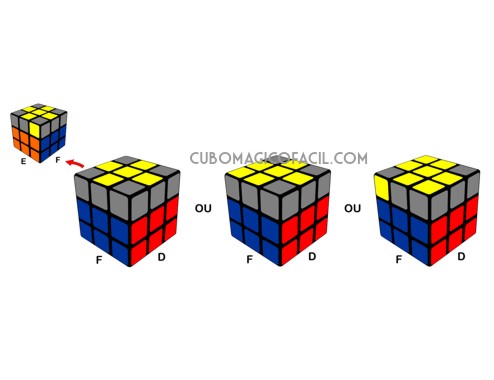 Como montar o cubo mágico 2x2. Método básico. 