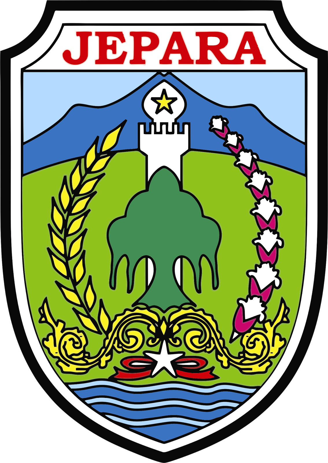Desain Logo Kabupaten Jepara Jawa Tengah