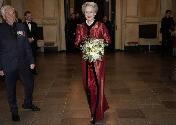 Princess Benedikte of Denmark, Prime Minister Mette Frederiksen, Minister President Daniel Guenther and his wife Anke Guenther