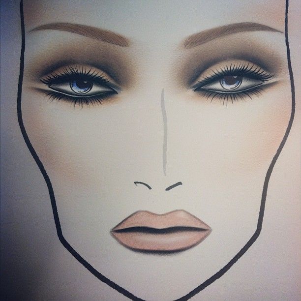 Creator Makeup رسومات للوجه لتطبيق المكياج عليها